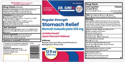 Label (Stomach Relief)